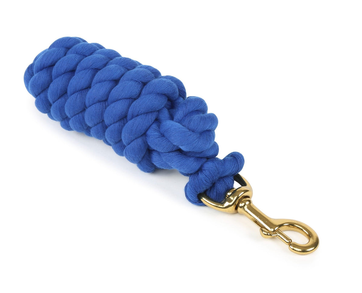 Shires Headcollar Lead Rope With Trigger Clip - Royal Blue