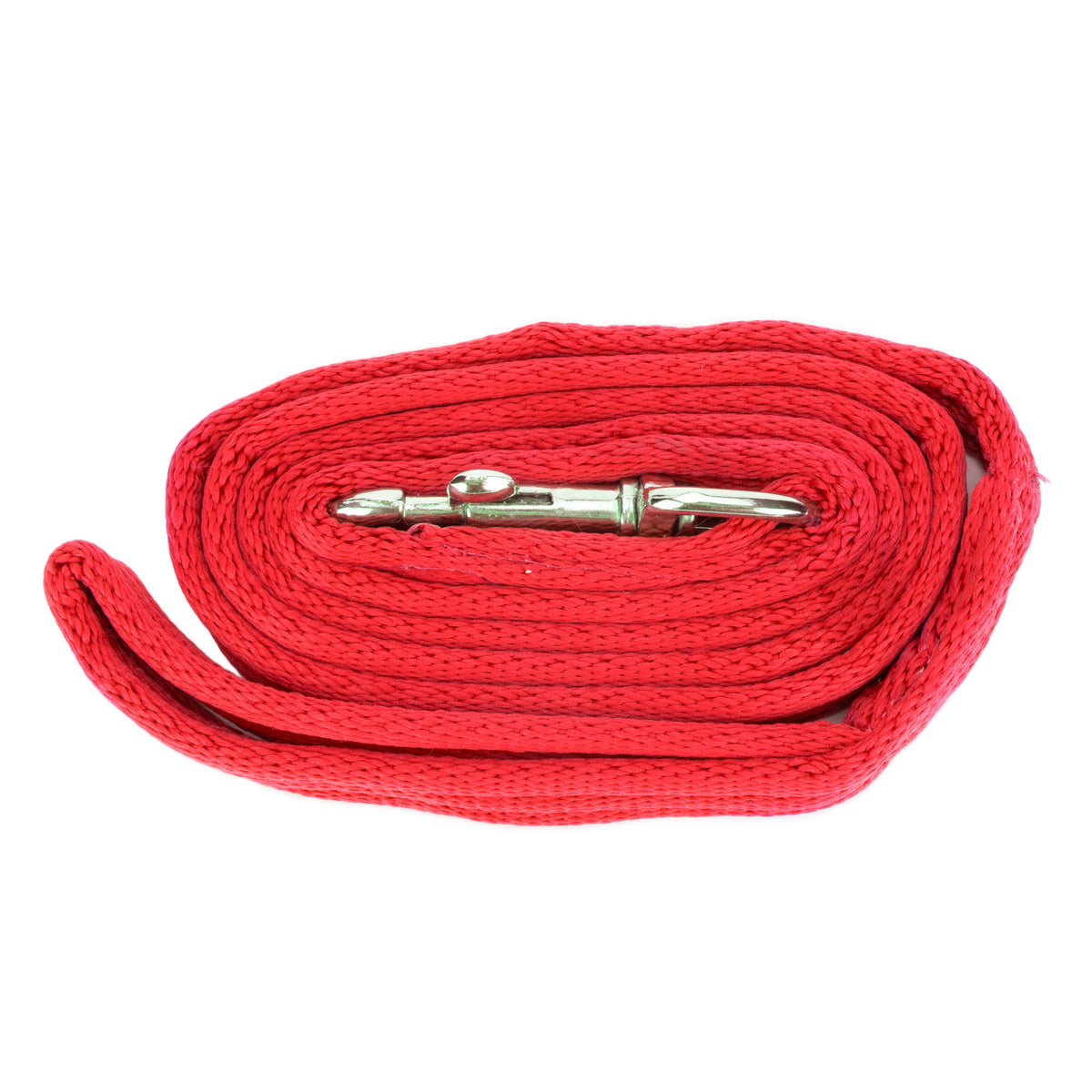 Shires Cushion Web Lead Rein - Red