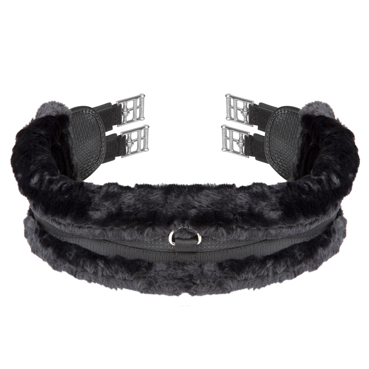 ARMA SupaFleece Contour Girth - Elastic - Black