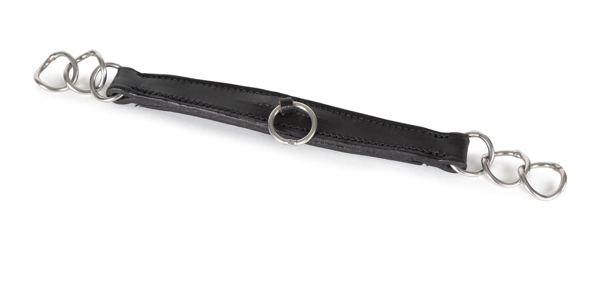 Velociti GARA Leather Curb Chain - Black