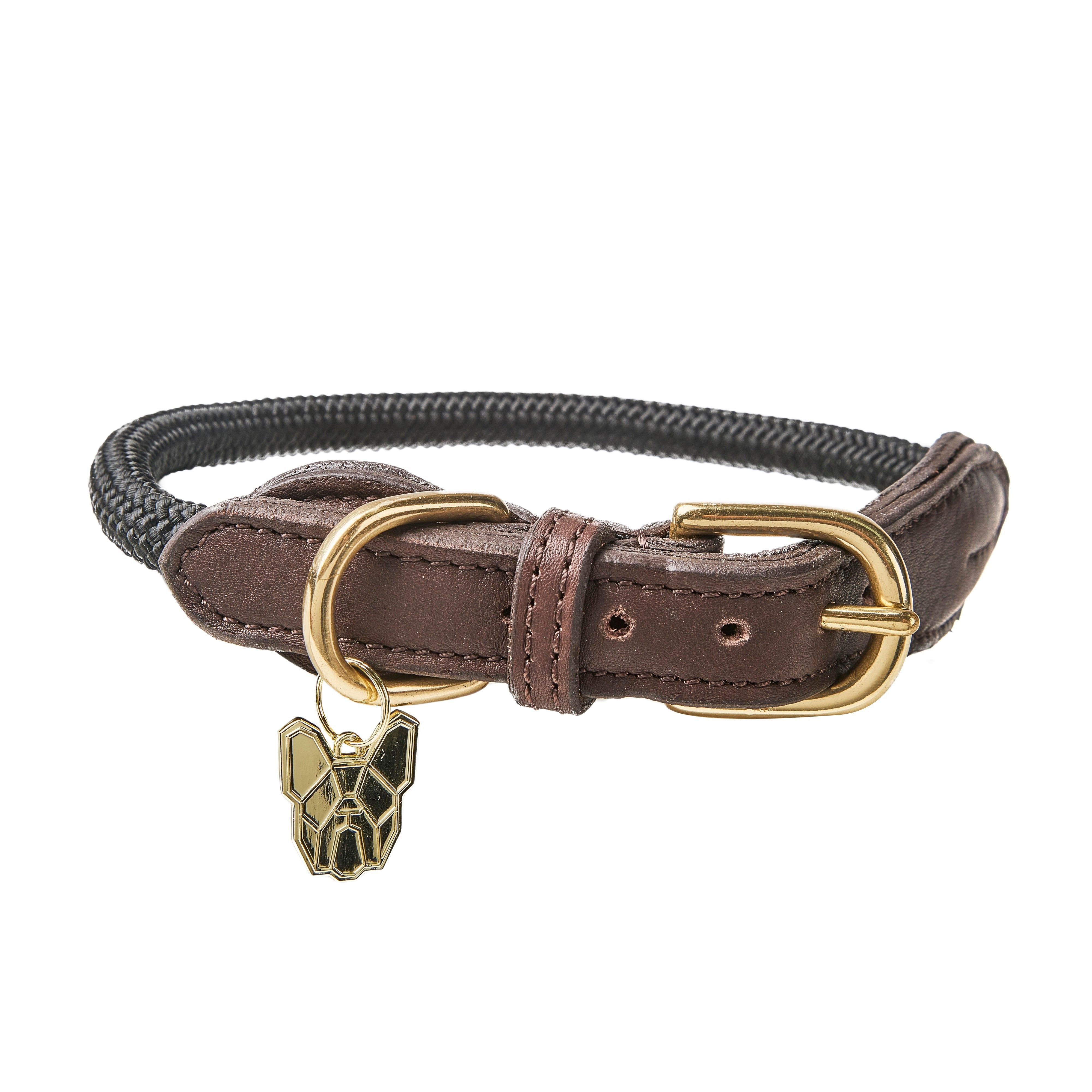Digby & Fox Fine Rope Collar - Black