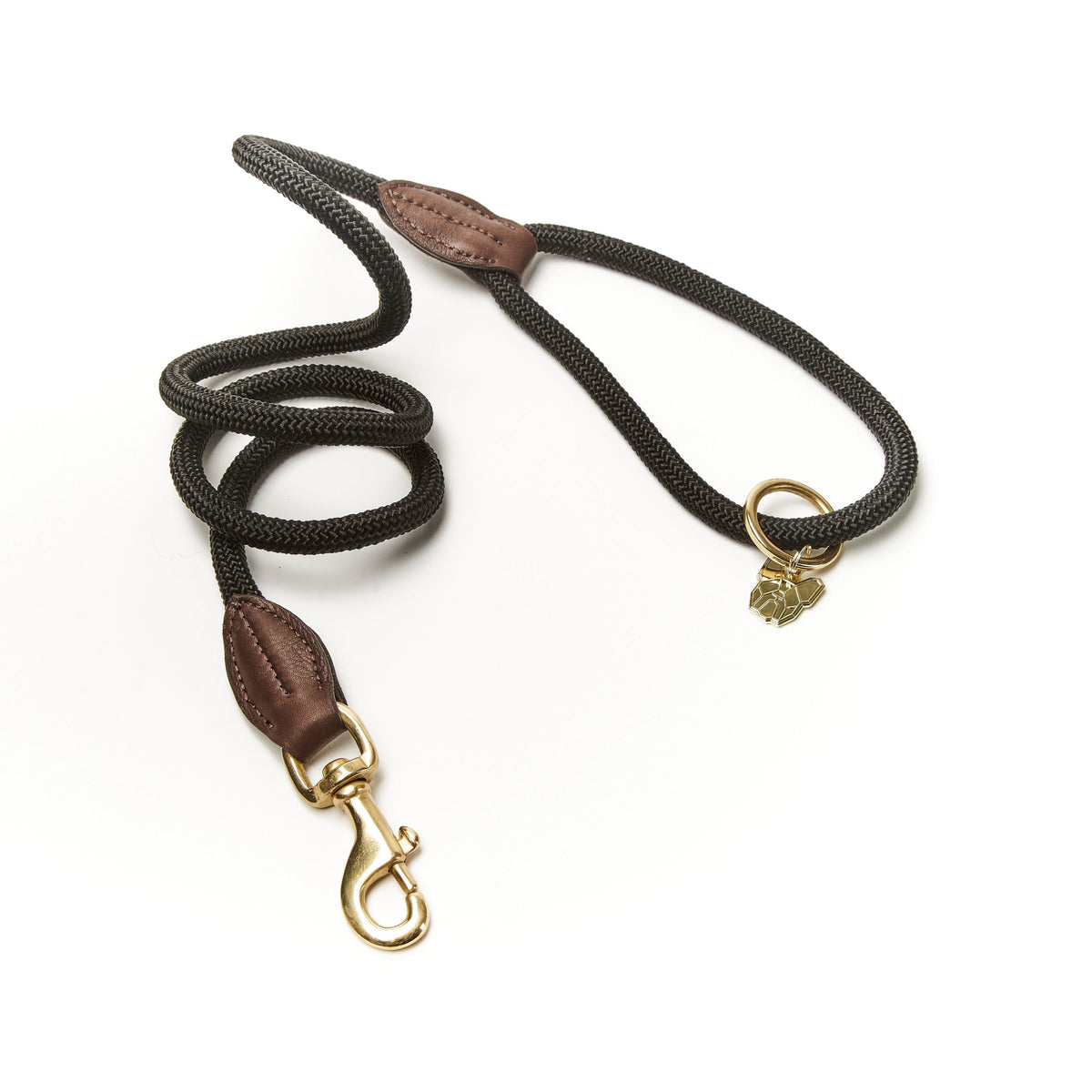 Digby & Fox Fine Rope Lead - Black