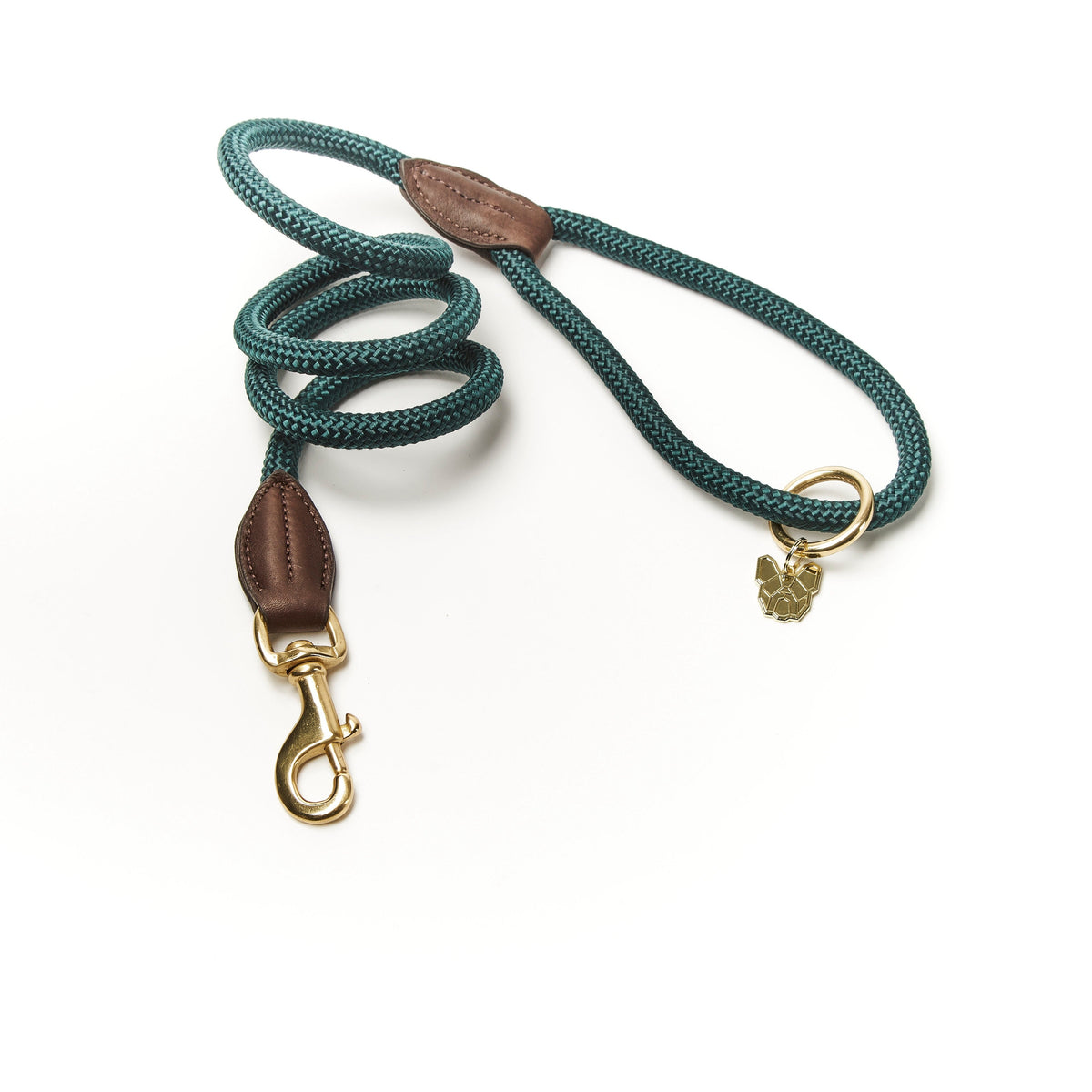Digby & Fox Fine Rope Lead - Green