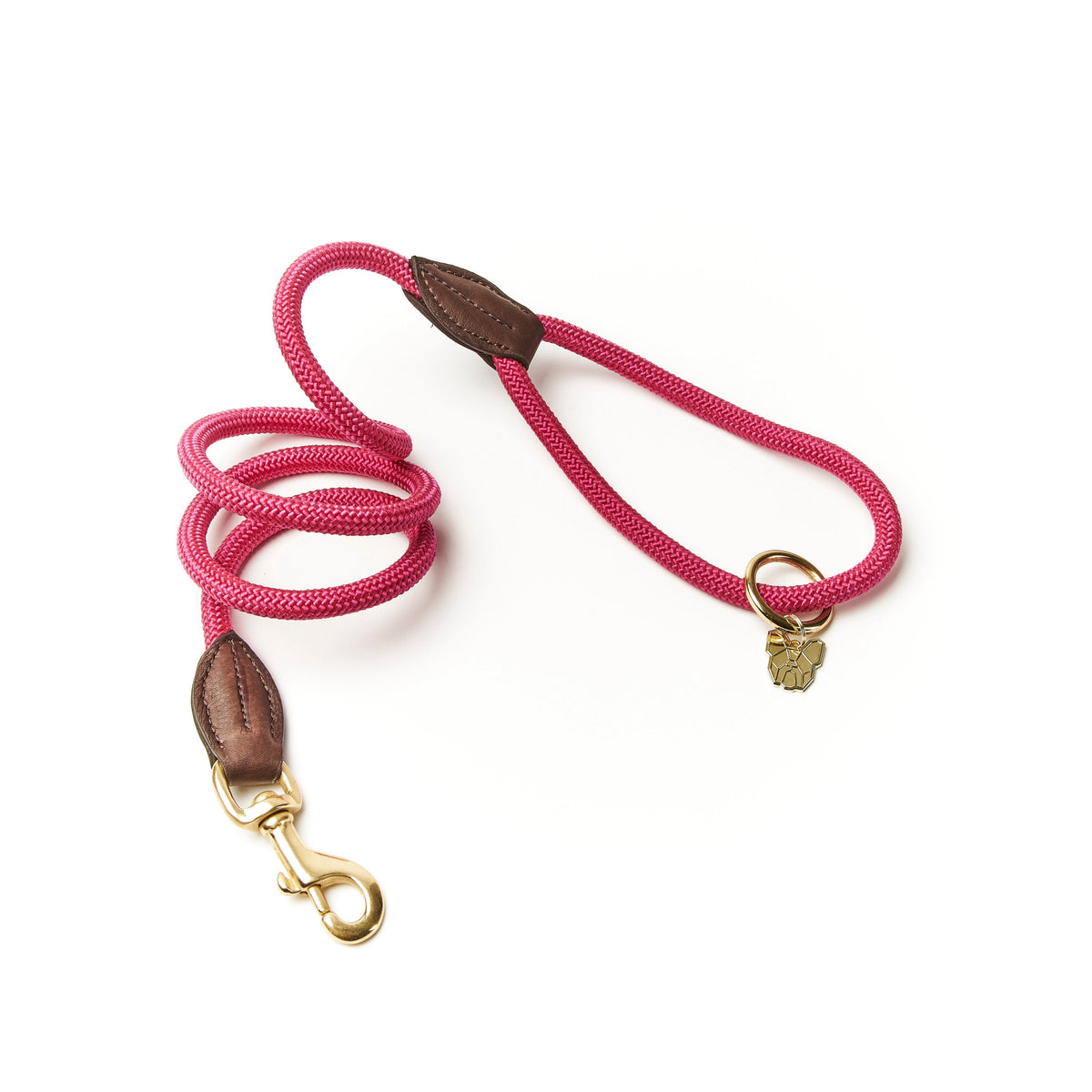 Digby & Fox Fine Rope Lead - Pink