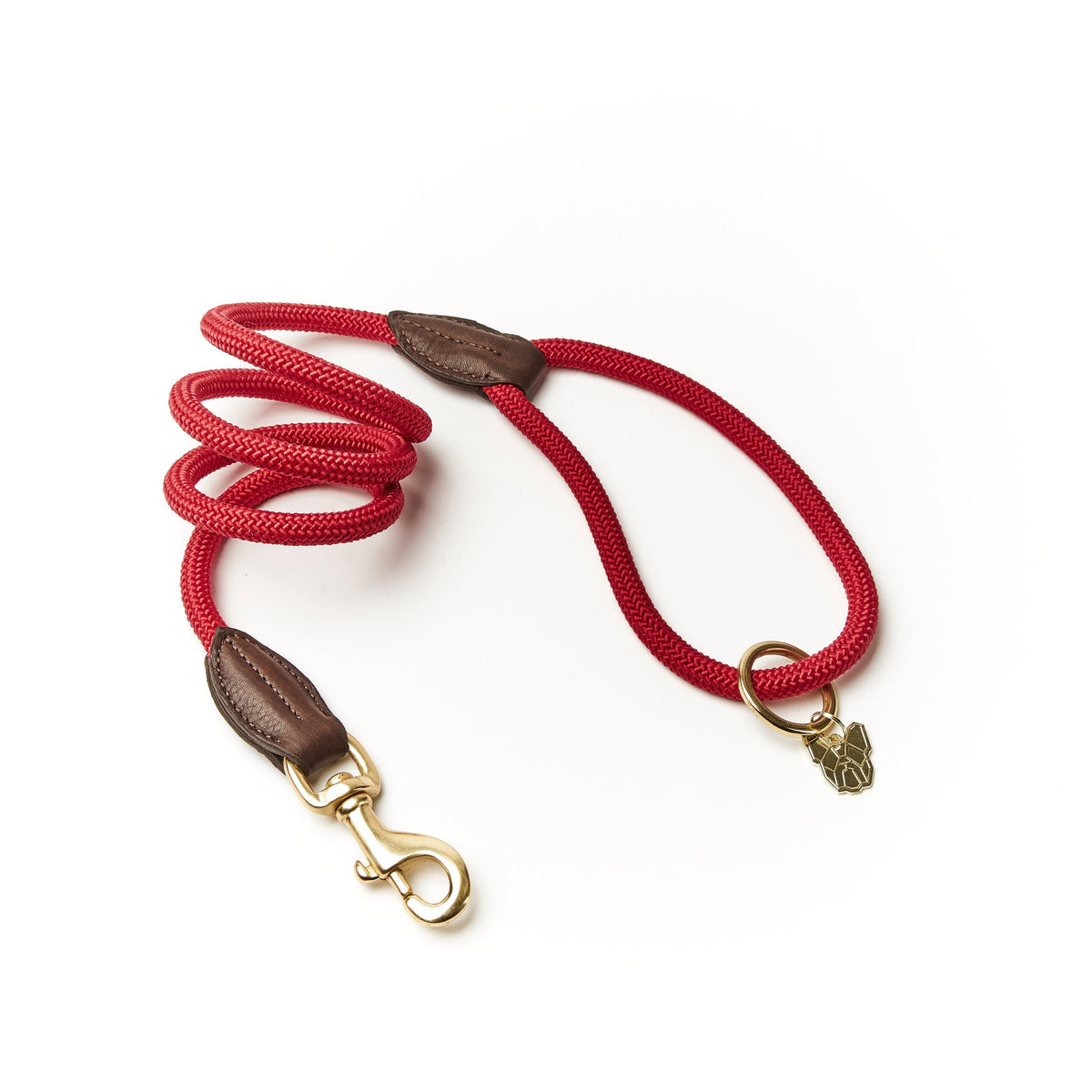 Digby & Fox Fine Rope Lead - Red