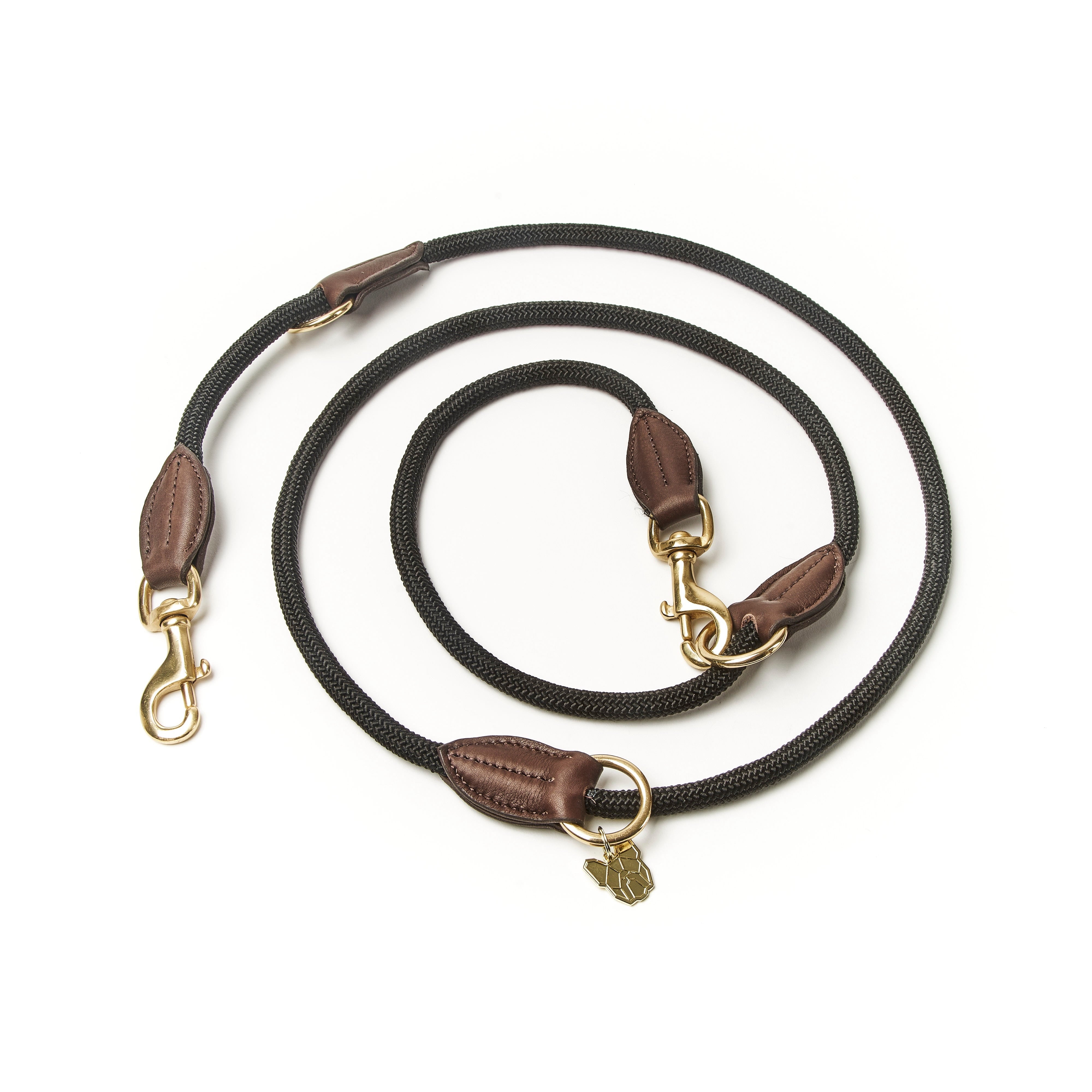 Digby & Fox Fine Rope Training Lead - Black