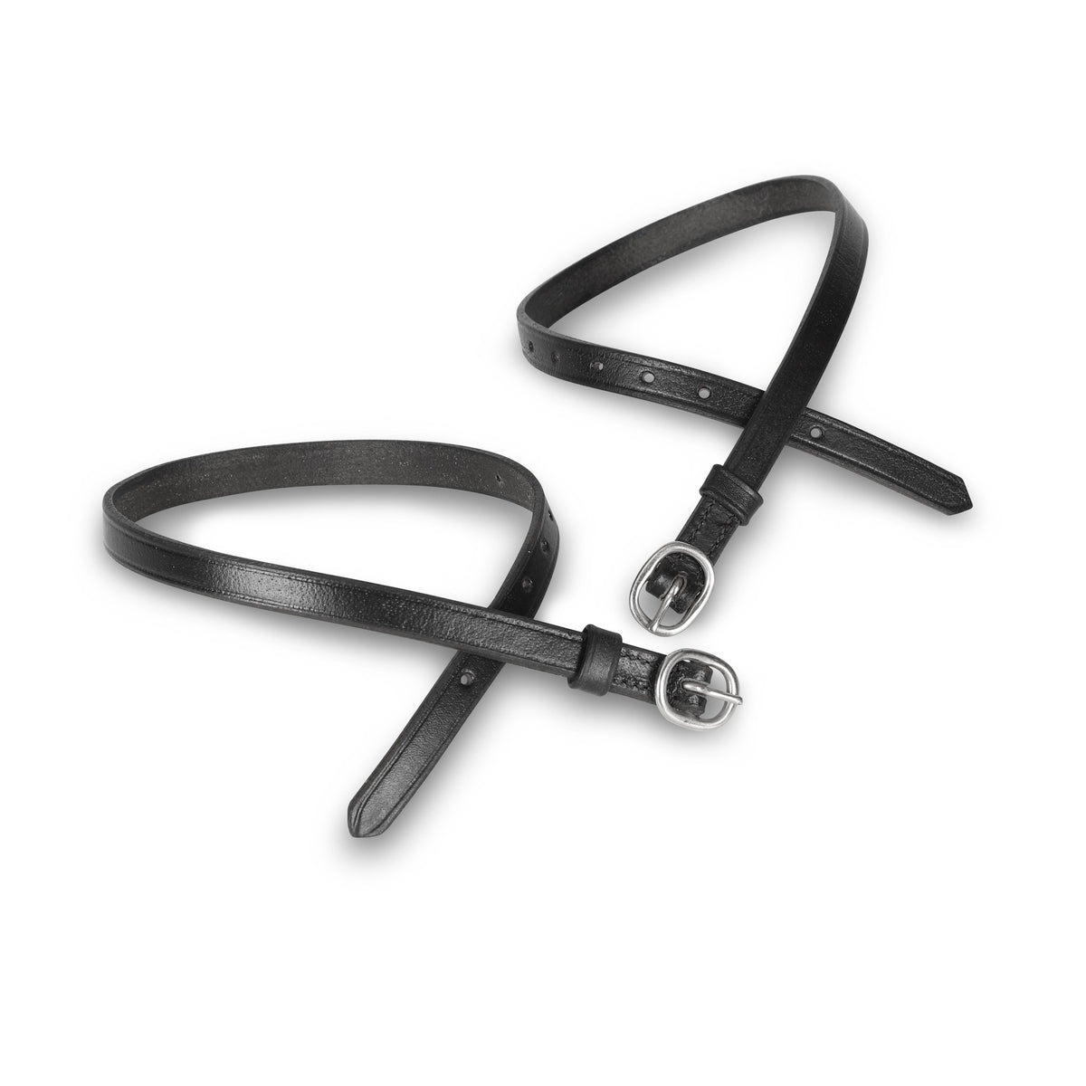 Velociti GARA Leather Spur Straps - Black