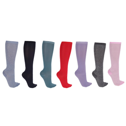 QHP Knee Socks Week Collection (7-pack)