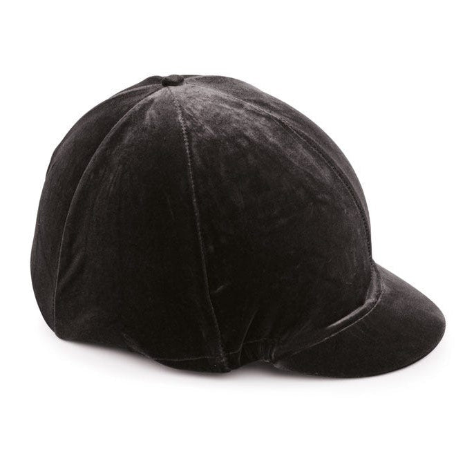 Shires Velveteen Hat Cover - Black