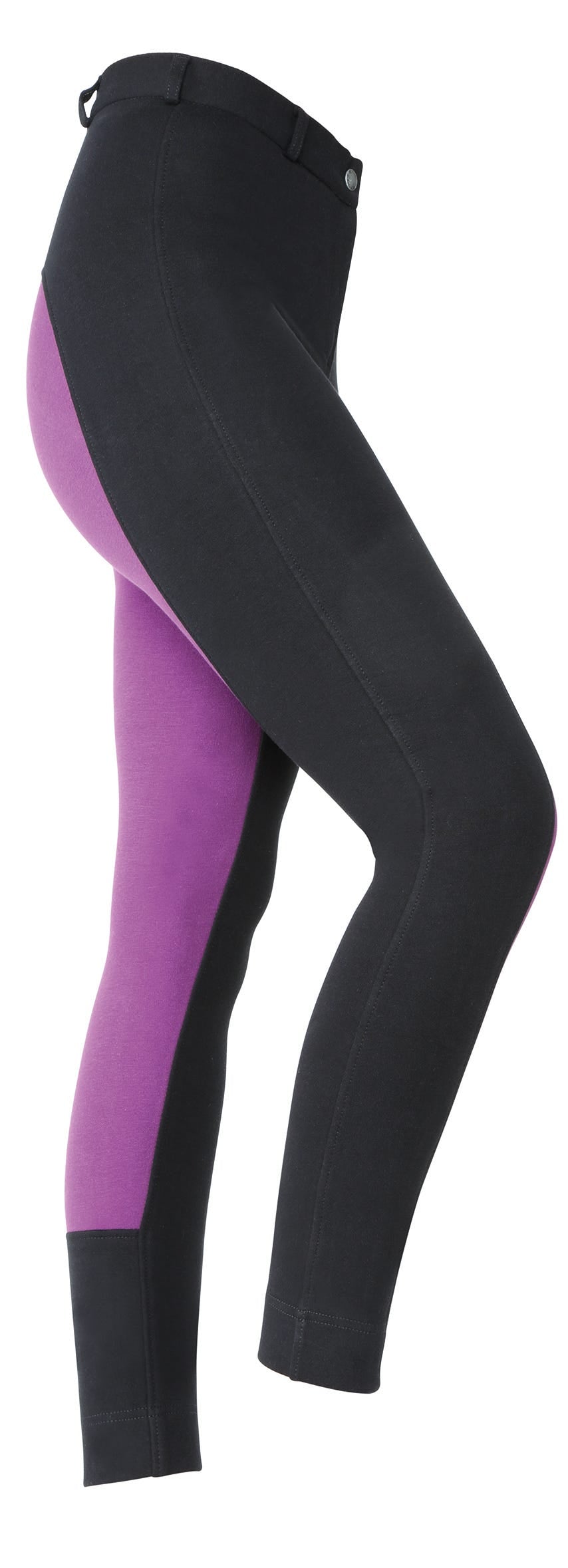 Wessex Two Tone Jodhpurs - Maids - Black/Purple
