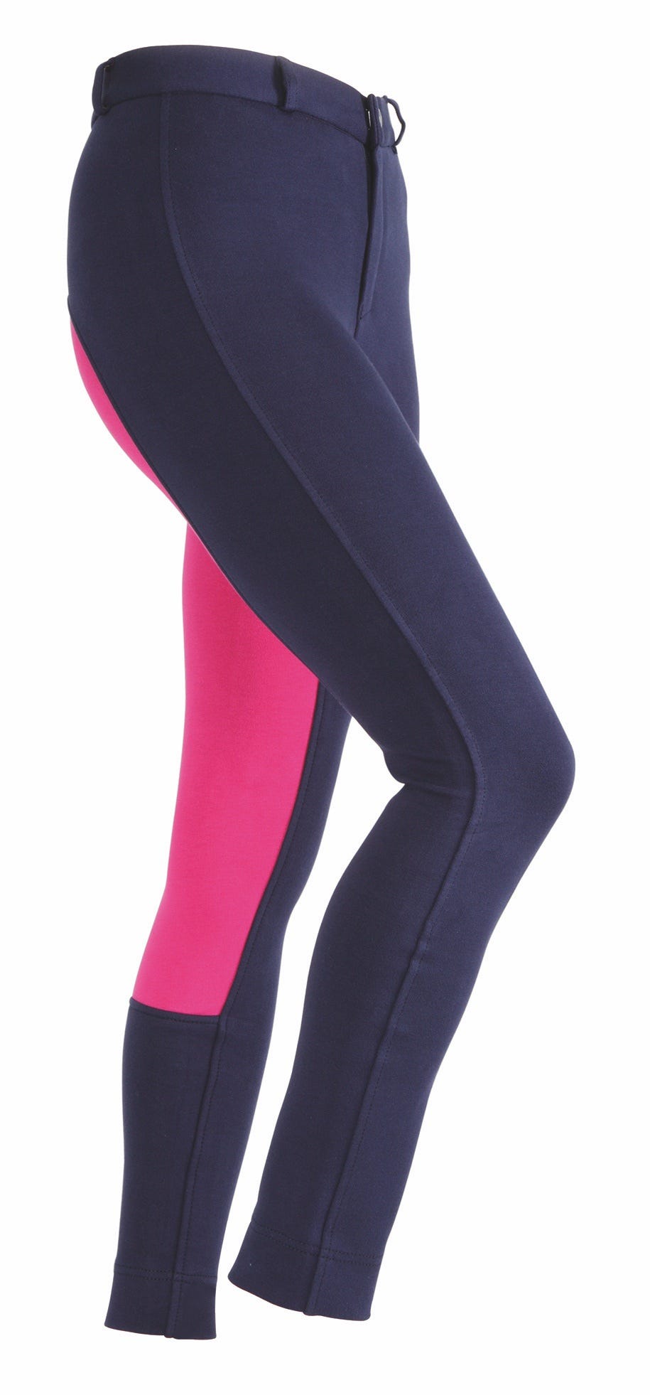 Wessex Two Tone Jodhpurs - Maids - Navy/Pink
