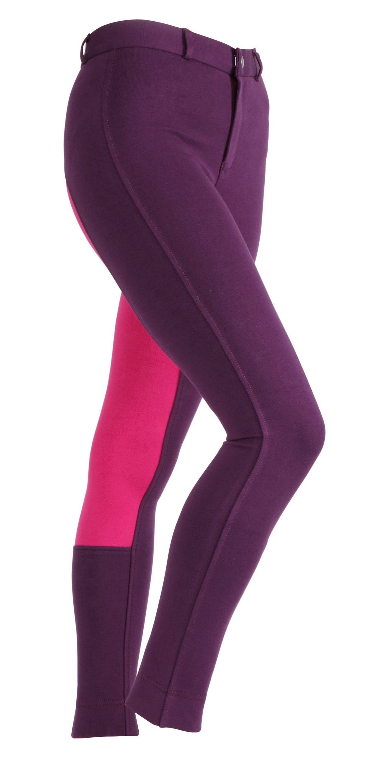 Wessex Two Tone Jodhpurs - Maids - Purple/Pink