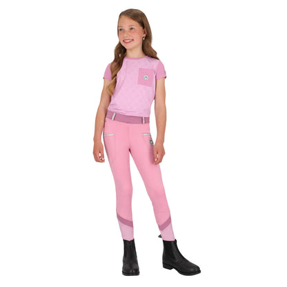 QHP Junior Full Grip Riding Tights Rosalyn SS26 Collection