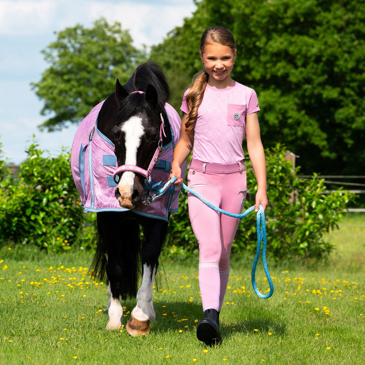 QHP Junior Full Grip Riding Tights Rosalyn SS26 Collection