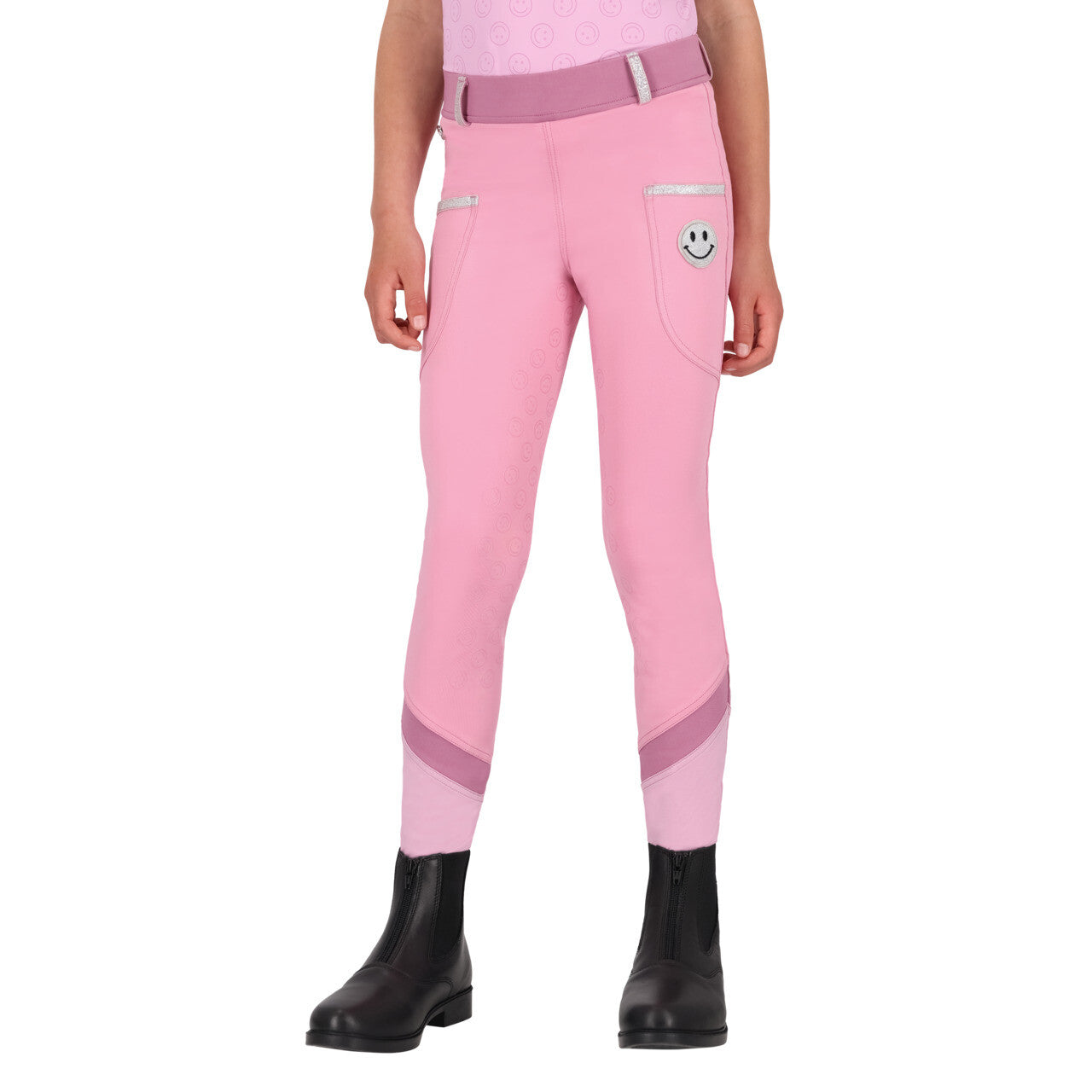 QHP Junior Full Grip Riding Tights Rosalyn SS26 Collection