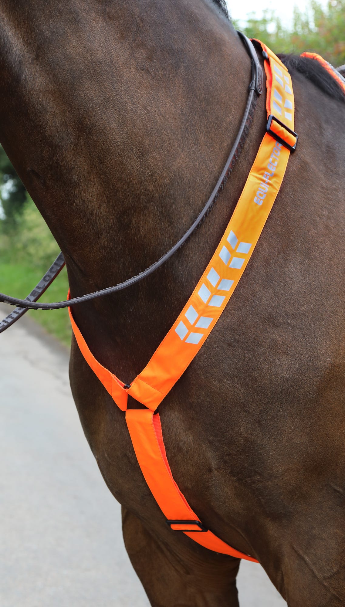 EQUI-FLECTOR® Breastplate - Orange