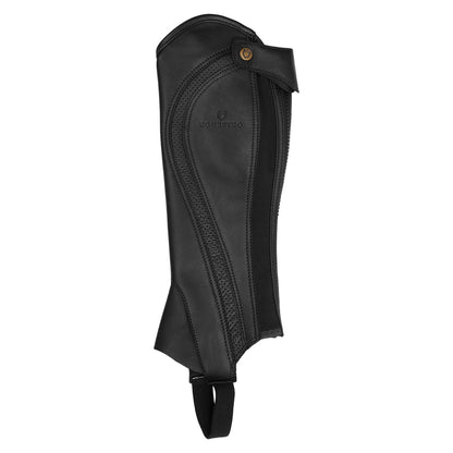 Equestro Unisex gaiters perforated leather maximum comfort