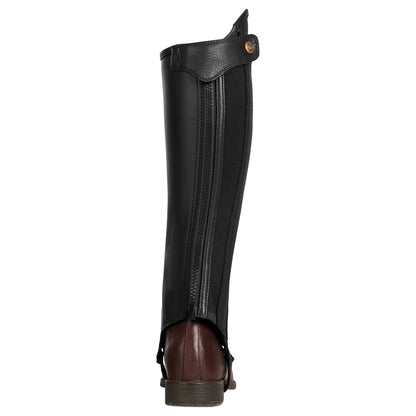 Equestro Unisex gaiters perforated leather maximum comfort