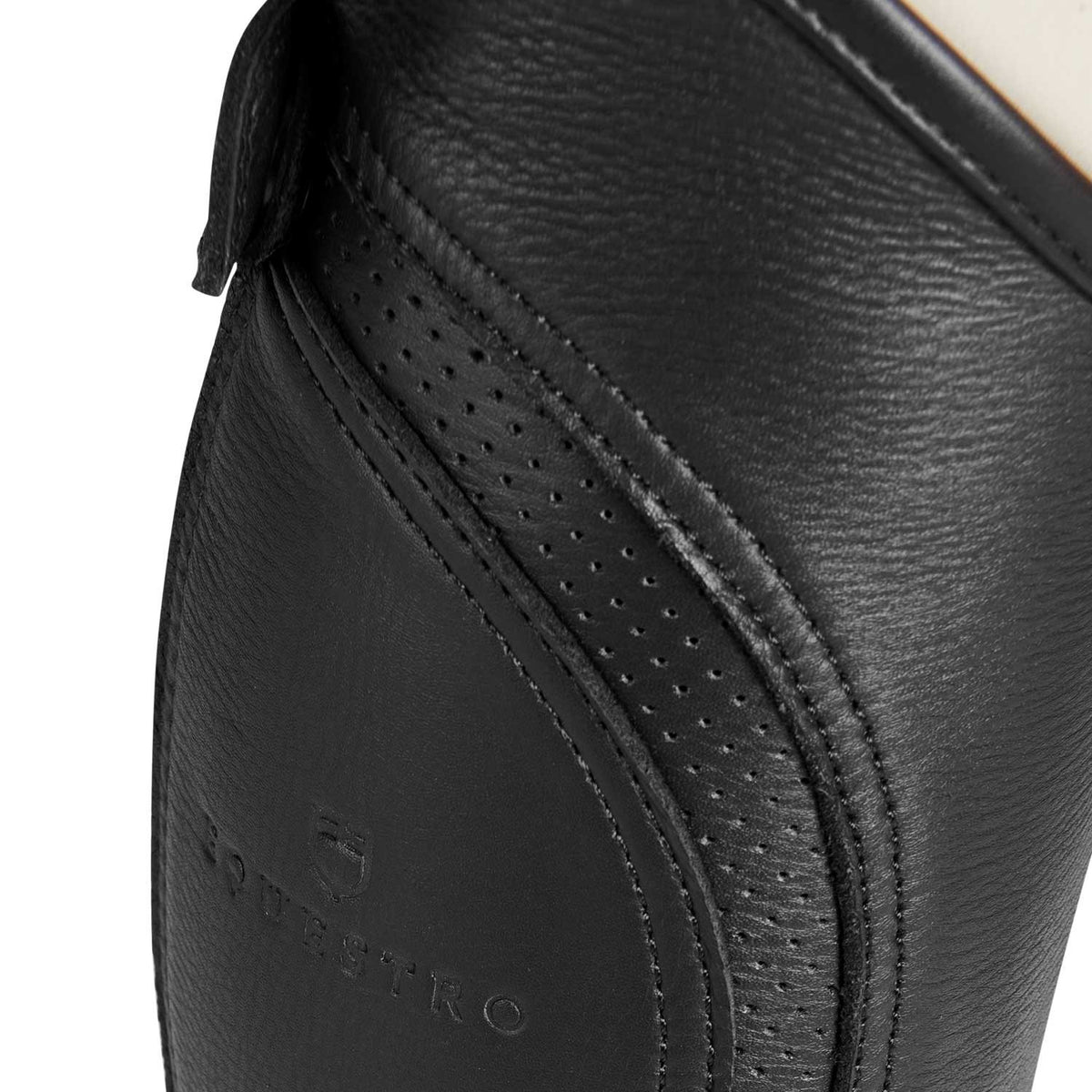 Equestro Unisex gaiters perforated leather maximum comfort