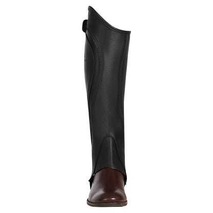 Equestro Unisex gaiters perforated leather maximum comfort