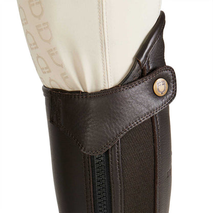 Equestro Unisex gaiters perforated leather maximum comfort