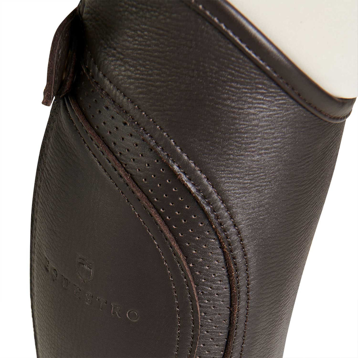 Equestro Unisex gaiters perforated leather maximum comfort