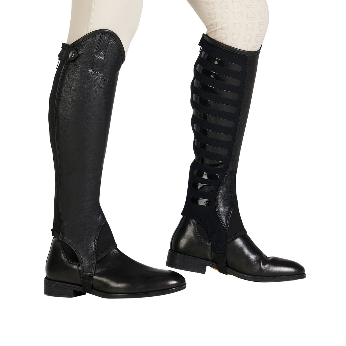 Equestro Unisex gaiters with silicone inserts