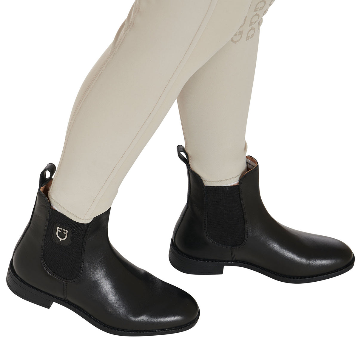 Equestro Unisex ankle boots with side elastics