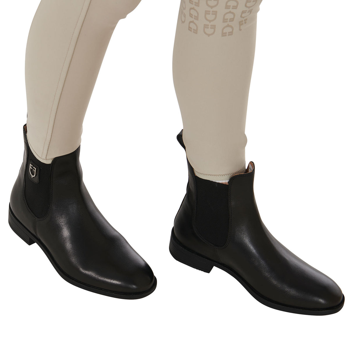 Equestro Unisex ankle boots with side elastics