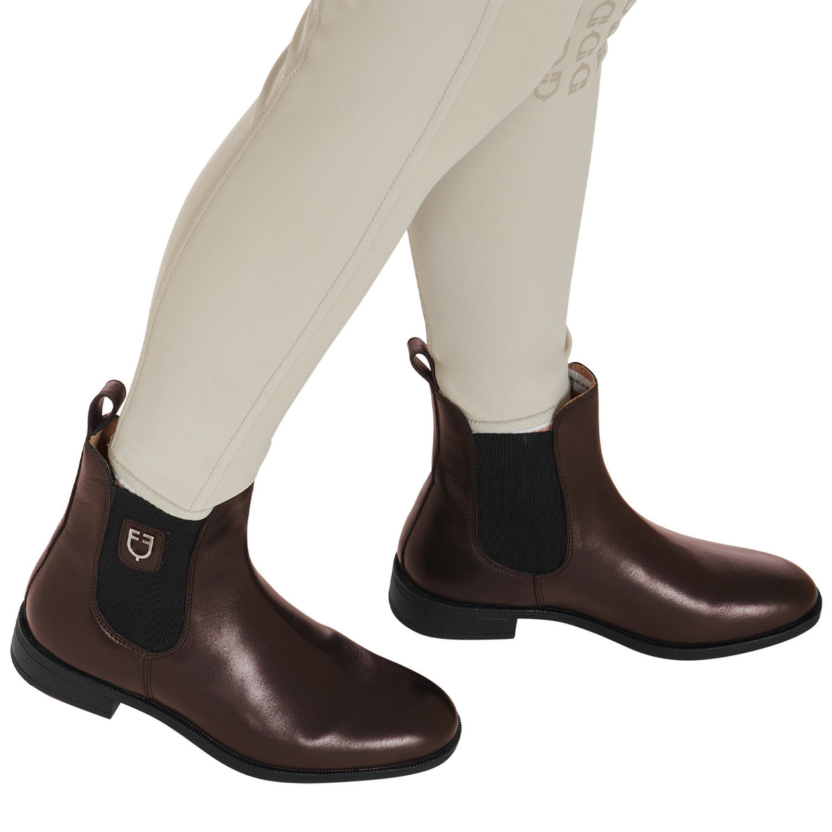 Equestro Unisex ankle boots with side elastics