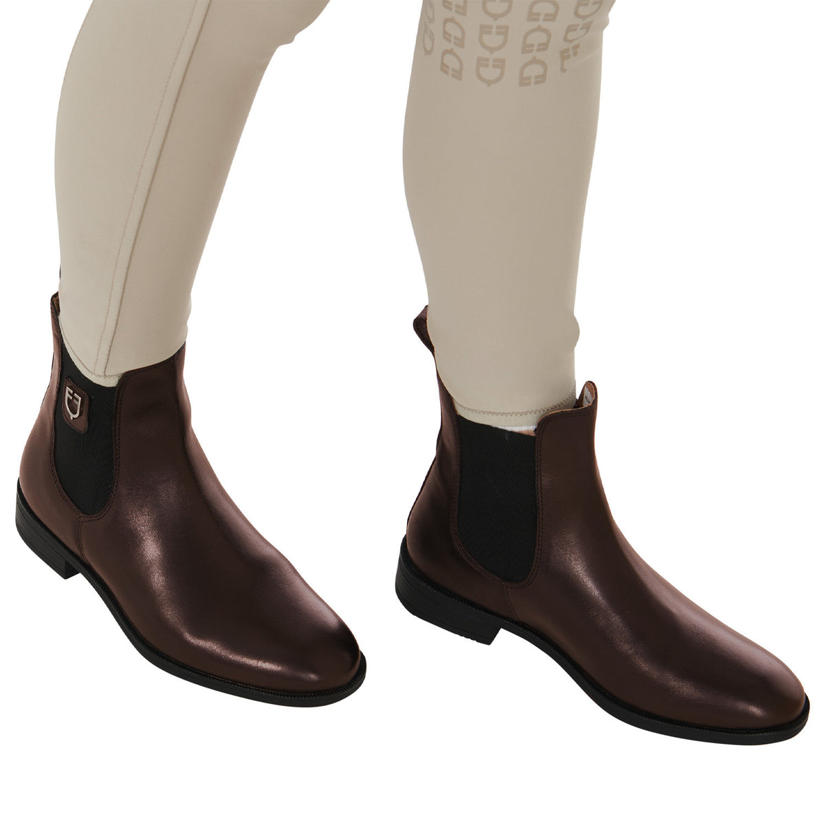 Equestro Unisex ankle boots with side elastics