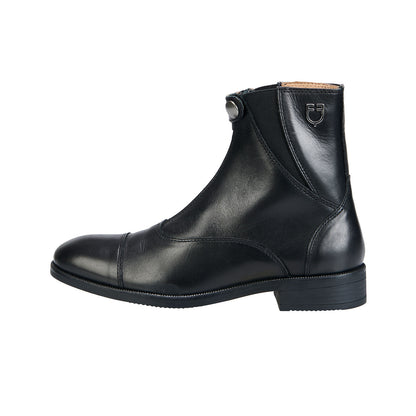 Equestro Unisex ankle boots with front zip maximum comfort