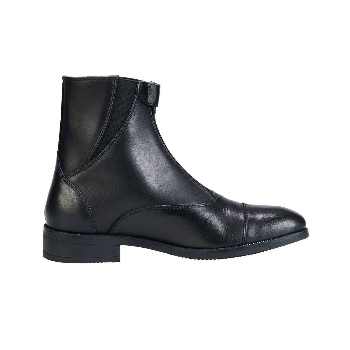Equestro Unisex ankle boots with front zip maximum comfort