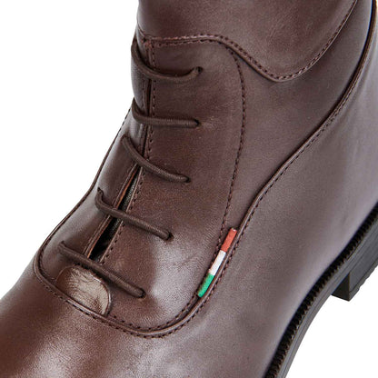 Equestro Unisex ankle boots with laces