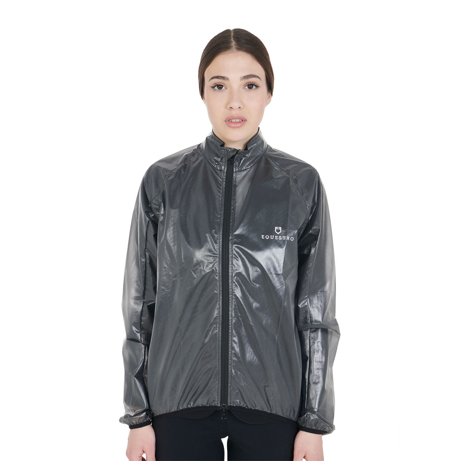 Equestro Windproof and water-repellent unisex overcoat