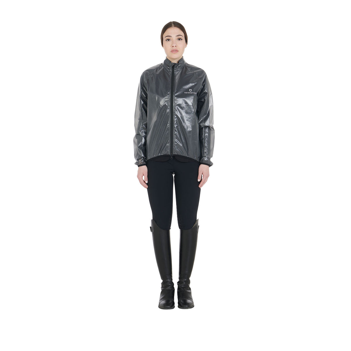 Equestro Windproof and water-repellent unisex overcoat