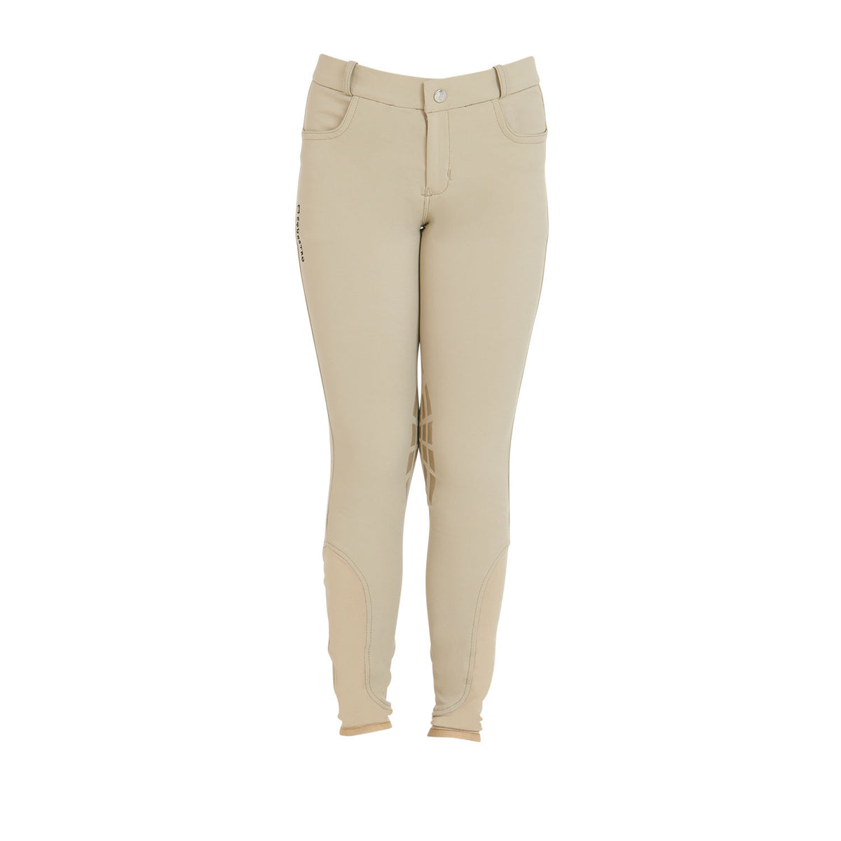 Equestro Kids' unisex breeches in technical fabric