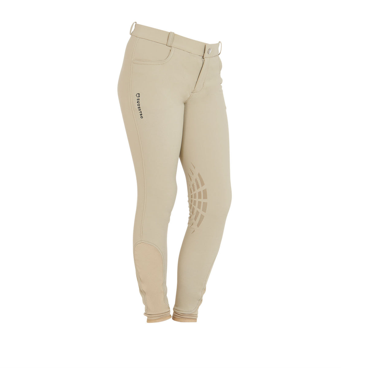 Equestro Kids' unisex breeches in technical fabric