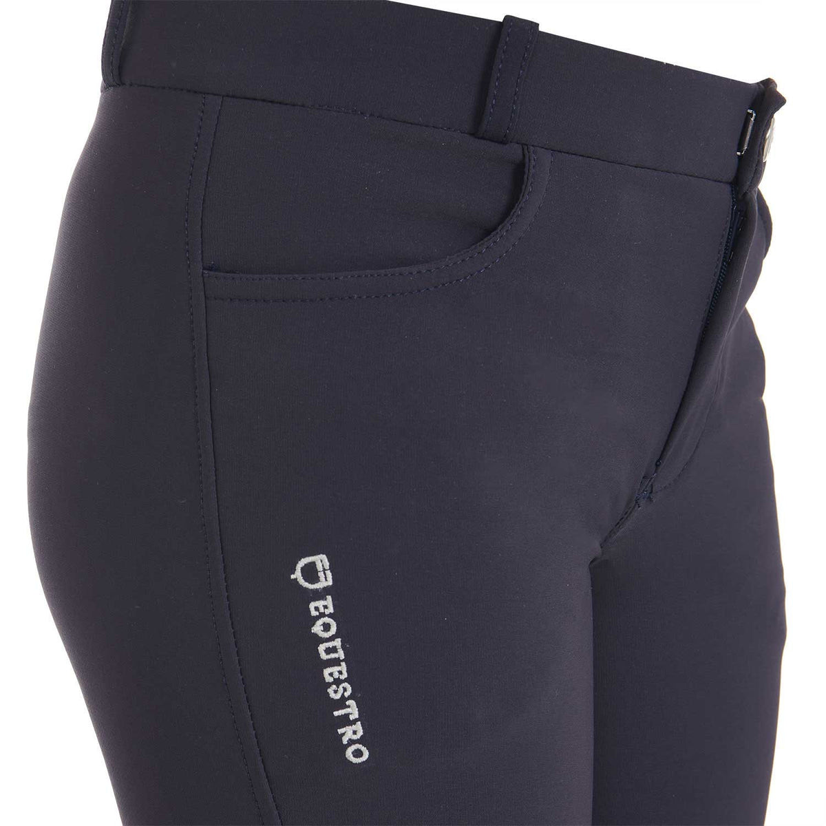 Equestro Kids' unisex breeches in technical fabric