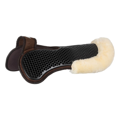 Acavallo Pad MF-S WFS suede rear sheepskin Hexagonal gel front riser