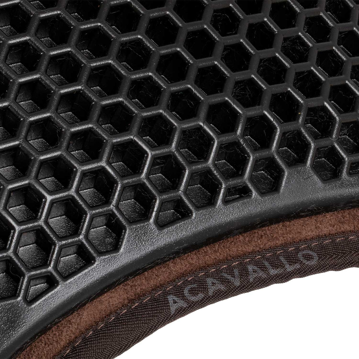 Acavallo Pad MF-S WFS suede rear sheepskin Hexagonal gel front riser
