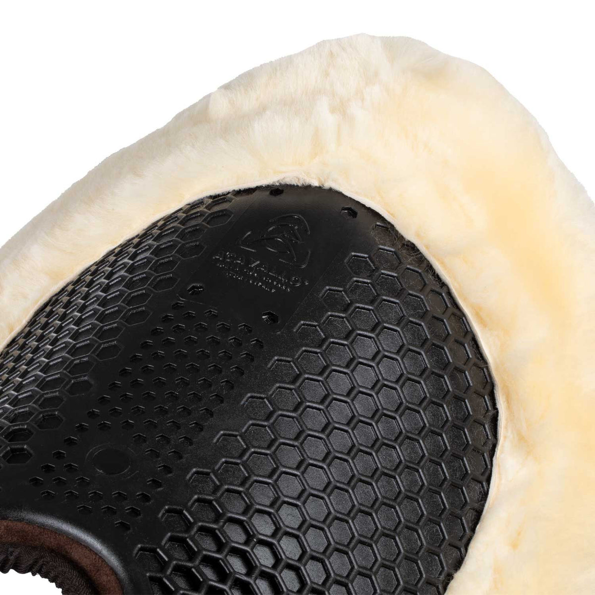 Acavallo Pad MF-S WFS suede rear sheepskin Hexagonal gel front riser