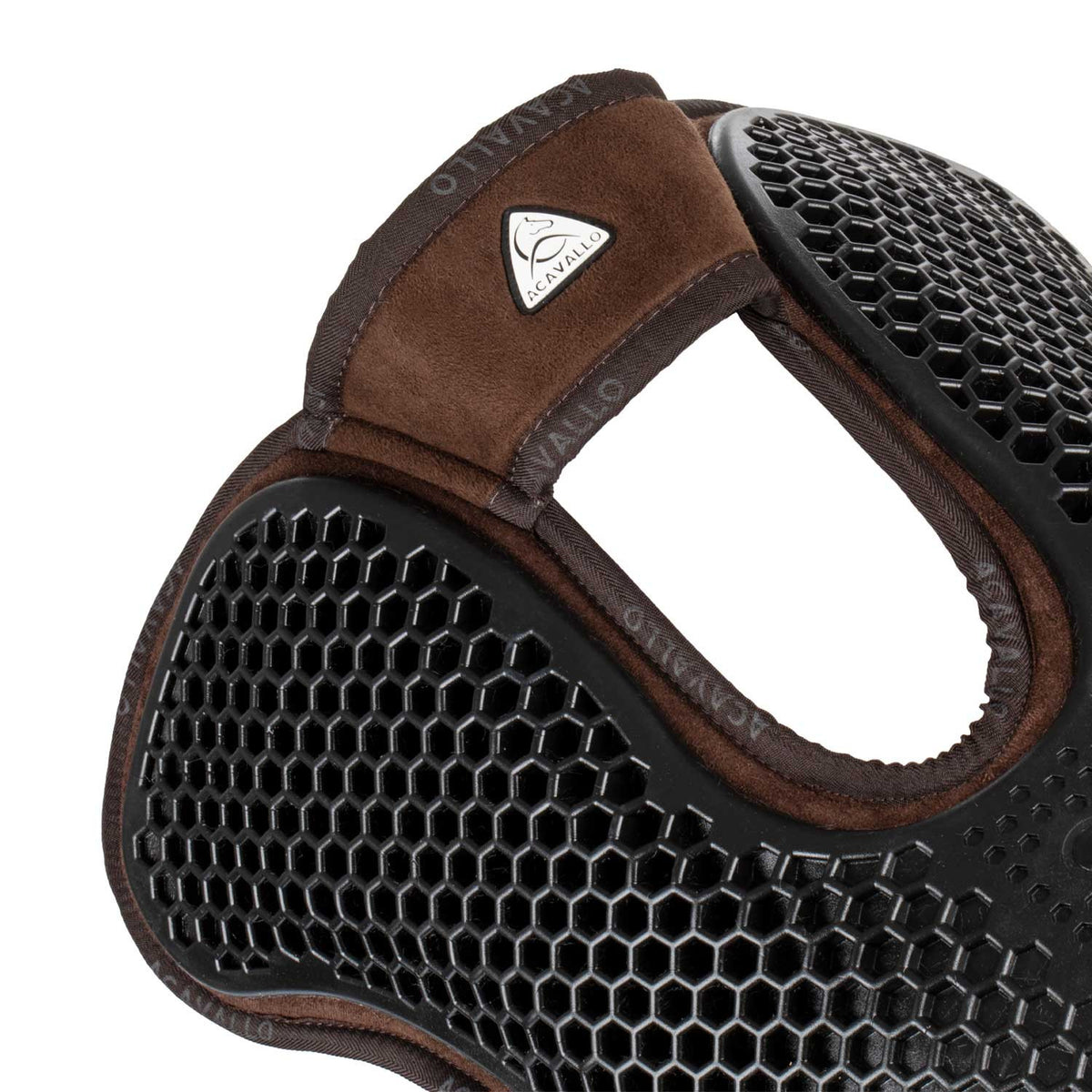 Acavallo Pad MF-S WFS suede rear sheepskin Hexagonal gel front riser