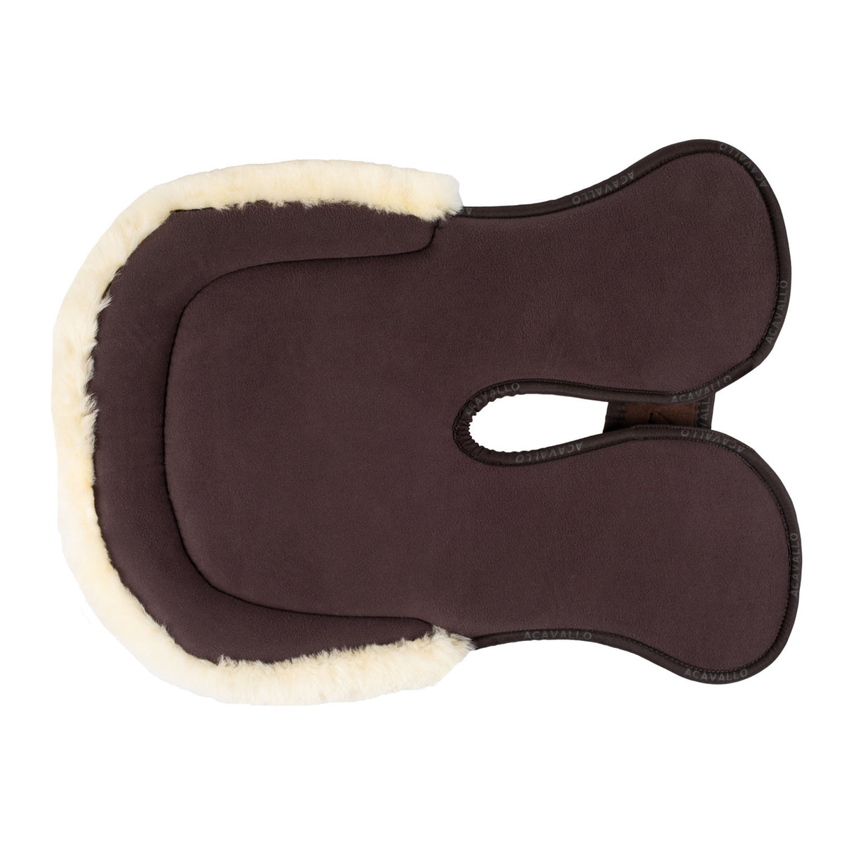 Acavallo Pad MF-S WFS suede rear sheepskin Hexagonal gel front riser