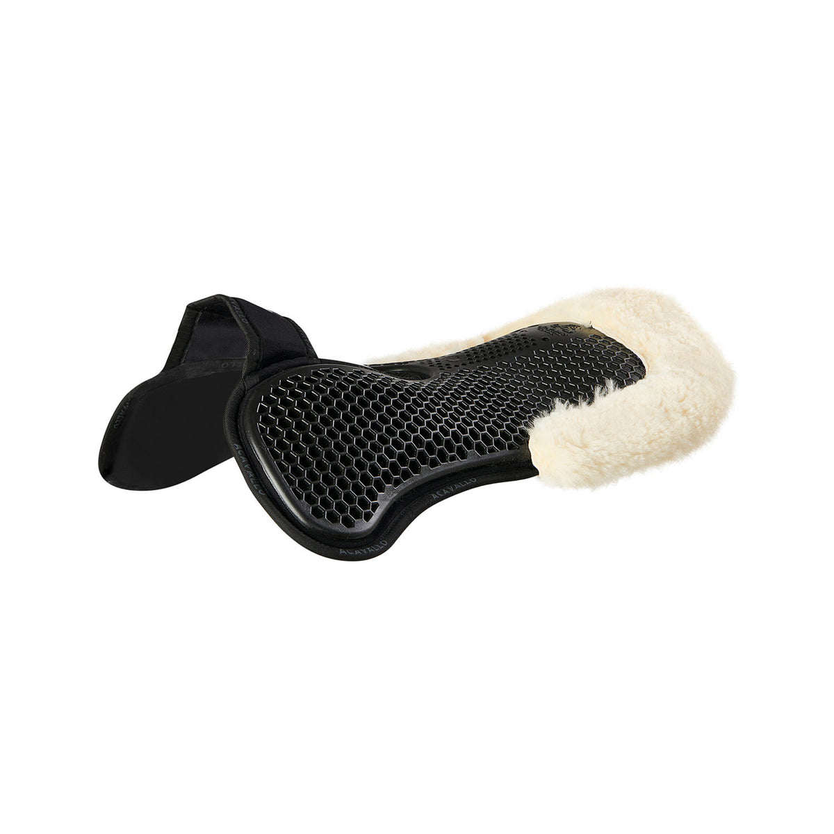 Acavallo Pad MF-S WFS suede rear sheepskin Hexagonal gel front riser