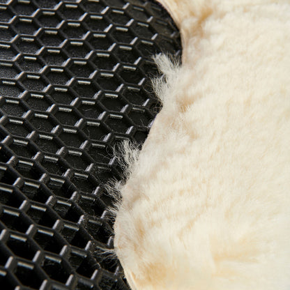 Acavallo Pad MF-S WFS suede rear sheepskin Hexagonal gel front riser