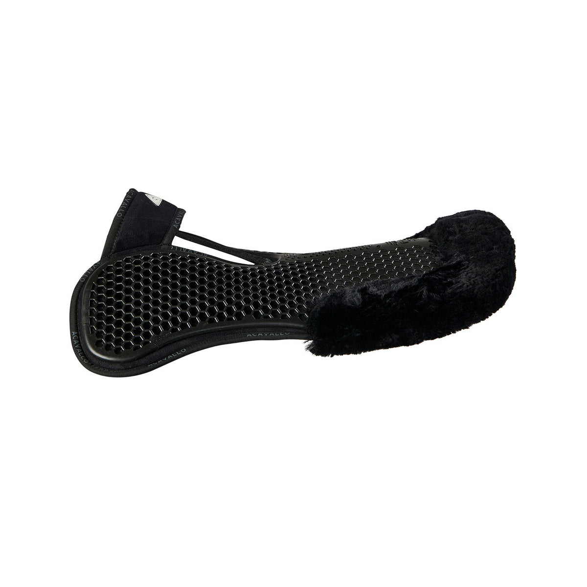 Acavallo Pad MF-S WFS suede rear sheepskin Hexagonal gel front riser