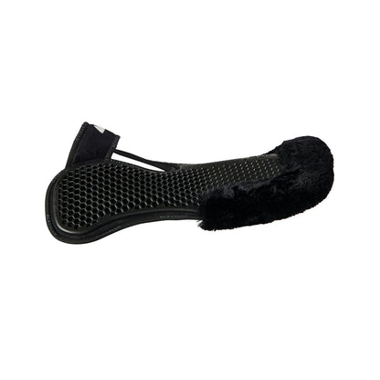 Acavallo Pad MF-S WFS suede rear sheepskin Hexagonal gel front riser