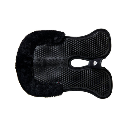 Acavallo Pad MF-S WFS suede rear sheepskin Hexagonal gel front riser