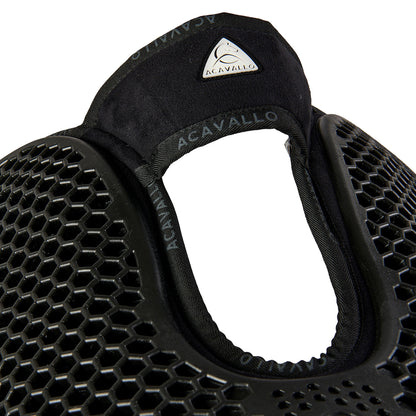 Acavallo Pad MF-S WFS suede rear sheepskin Hexagonal gel front riser